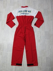 『 送料無料！』《激レア！入手困難！》【 RED LINE OIL Racing 】レッド ライン作業服！長袖メカニックツナギ・オールインワン・LL