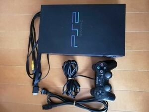 美品本体 プレイステーション2 SONY PS2 PlayStation2 プレステ2 ソニー ブラック SCPH-30000 動作確認済