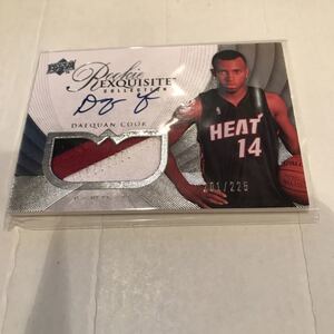 NBA 07-08 Upper Deck Exquisite RC Patch auto Daequan Cook /225 3 Color