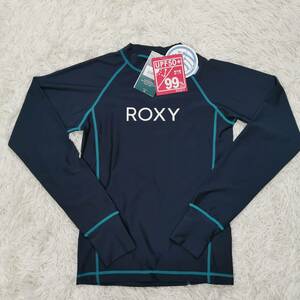 未使用 ROXY ロキシー レディース マリン ラッシュガード ネイビー Sサイズ RLY225055