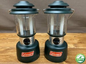 【YF-0898】Coleman 蛍光灯ランタン 5344-700J FLUORESCENT LANTERN コールマン 2点セット まとめ ジャンク【千円市場】