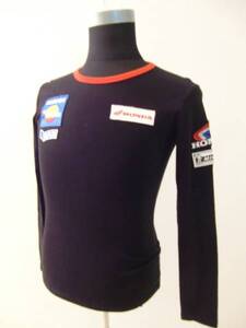 送料無料 ITALY GAS HONDA ホンダ レーシング REPSOL レプソル HRC ミシュラン ガスレーシング 長袖 Tシャツ ワッペン付 ロンt カットソー