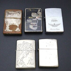 ZIPPO ジッポ 5点おまとめ ブランドライター 喫煙具 着火確認済3点その他2点 ◆おたからや【G-B53992】同梱-2