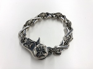 期間限定セール ディールデザイン DEAL　DESIGN シルバーアクセサリー ブレスレット メンズ シルバー系 925刻印入