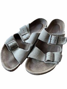 ●●ドイツ製 BIRKENSTOCK Arizona ビルケンシュトック アリゾナ サンダル 41/26.5 normal トープ●●