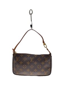 LOUIS VUITTON◆1)ポシェット・アクセソワール_モノグラム・キャンバス_BRW/PVC/BRW