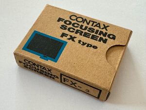 CONTAX FOCUSING SCREEN FX-3☆方眼マット N1 N Digital 希少 美品☆コンタックス フォーカシング スクリーン