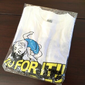 【レア】　陸上　走り高跳び選手　佐藤凌　応援隊　半袖Tシャツ　メンズ　Mサイズ　ホワイト　GO FOR IT RYO!!　未使用　非売品