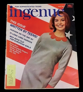 ingenue 1965 貴重 レア 米国雑誌 10代 女性 ガールズ ファッション petticoat LIFE PLAYBOY 60年代 60s ミニスカ レトロ ビンテージ 装苑