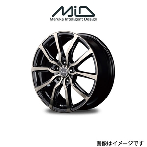 MID ユーロスピード DC52 アルミホイール 1本 センチュリー 50系(16×6.5J 5-114.3 INSET38 ブラックポリッシュ)EUROSPEED DC52