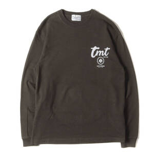 【美品】TMT ティーエムティー Tシャツ サイズ:L / 22AW イーグル&フェザー ヘビーウェイト ロングスリーブ Tシャツ / チャコール