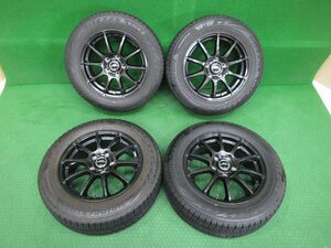 良品★A-TECH/SCHNEDER 16インチ 16×6.5J+48 2021年製/8分山★ブリジストン/BLIZZAK VRX2 205/60R16 4本[ノア/ヴォクシー/ステップワゴン]