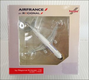 Bana8◆展示品◆herpa AIRFRANCE REGIONAL Embraer170 1/400 エールフランス航空 リージョナル