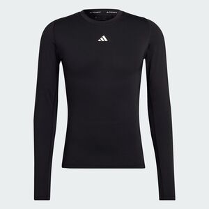 ●送料390円可能商品 アディダス ADIDAS 新品 メンズ テックフィット トレーニング 長袖 Tシャツ 黒 XXLサイズ [HK2336-2XL] 三 零★QWER