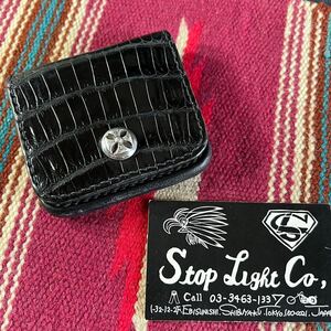 STOP LIGHT ストップライト コインケース クロコダイルレザー