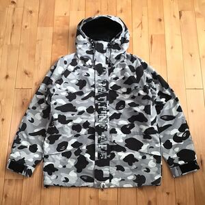 ★初期★ BAPE camo スノボジャケット Mサイズ a bathing ape BAPE hoodie snowboard jacket エイプ ベイプ アベイシングエイプ NIGO yz046