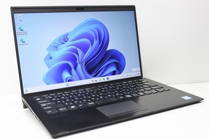 ノートパソコン Windows11 中古 VAIO Pro PK VJPK11C12N 14インチ 第8世代 Core i3 SSD256GB メモリ8GB Windows10 カメラ