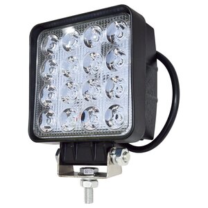 CREE社製 高品質 LEDワークライト 12v/24v 48w LED 16連 作業灯 集魚灯 16LED 6000k ホワイト発光 防水 オフロードランプ SUV ルーフランプ