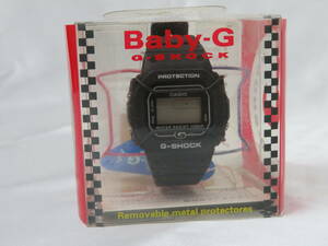 5【時計】　カシオ CASIO　Baby-G　G-SHOCK　黒色　ベビーＧ　DW-520-1T　腕時計　電池切れ　保管品