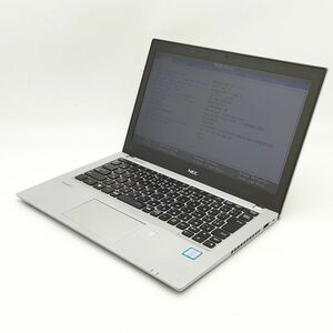 ★AC付き/パッド不良あり★ NEC VersaPro VKT16BZG4 [Core i5 8250U 8GB 256GB 12.5インチ OSなし] 中古 ノートパソコン (7536)