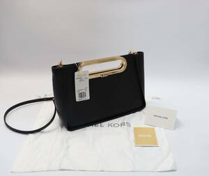 定価44,000円 新品 MICHAEL KORS マイケルコース CHELSEA コンバーチブル クラッチ ラージ ブラック