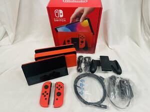 T6886 1円～【未使用】Nintendo Switch ニンテンドースイッチ 本体 有機ELモデル マリオレッド HEG-S-RAAAA