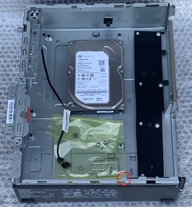 【加工有/制約有】MicroATX Mini-ITX用 オープンケース 500GB HDD付 / ThinkCentreケース活用 簡易マウンタ付 ST500DM002　