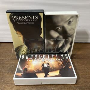 VHS 田原俊彦 3本まとめて 未開封あり DOUBLE(T)90