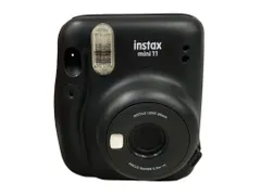 FUJIFILM (フジフイルム) 富士フィルム instax mini 11 チェキ インスタントカメラ フィルム付き ブラック 家電/025