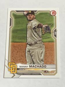 MANNY MACHADO 2021 BOWMAN #52 PADRES 即決