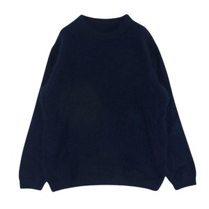 SOPHNET. ソフネット 17AW SOPH-178107 SHAGGY CREW NECK KNIT シャギー クルーネック ニット ネイビー系 L【中古】