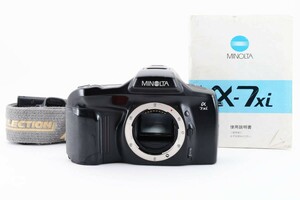 3362 【難あり品(ジャンク）】 Minolta α 7xi 35mm SLR Film Camera Black Body ミノルタ MFフィルムカメラ 0221