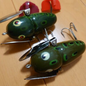 BF 吹き目的目セット オールドヘドン クレイジークローラー HEDDON CRAZY CRAWLER 