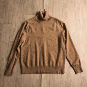 100円スタート☆ UNIQLO ユニクロ　カシミヤ100% タートルネック　ニット　セーター