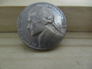 E191-3　硬貨　コイン　USA アメリカ　LIBERTY　1964　（E-上）