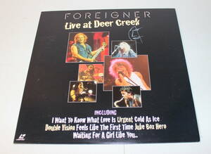 レーザーディスク●フォリナー（FOREIGNER）「Live at Deer Creek」