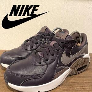 NIKE WMNS AIR MAX EXCEE LEA ナイキ エア マックス エクシー ブラック レディース DM0837-500 ローカットスニーカー カジュアル 25cm