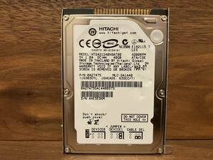 HITACHI 40GB 116時間 106回 正常 HTS421240H9AT00 HDD