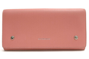 BURBERRY バーバリー 長財布 8007874 Hollee Leather Continental Wallet グレイン型押し牛革 フラップ式 小銭入れあり 二つ折り シボ革