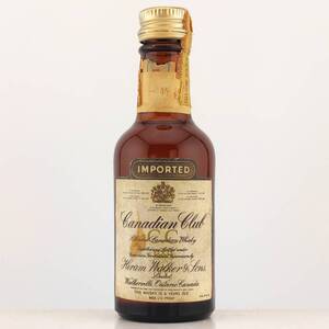 【全国送料無料】特級 Canadian Club 6years old Canadian Whisky　43度　47ml【カナディアンクラブ 6年】