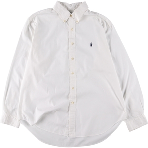 古着 ラルフローレン Ralph Lauren CLASSIC FIT クラシックフィット 長袖 ボタンダウンシャツ メンズXL相当 /eaa474889