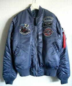 定価36,300円 STRICT-G × ALPHA INDUSTRIES 機動戦士Zガンダム エゥーゴモデル MA-1 フライトジャケット L