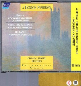 ヴォーン・ウイリアムズ：交響曲第2番「ロンドン交響曲」 オウェイン・アーウェル・ヒューズ/フィルハーモニア管弦楽団（2CD)