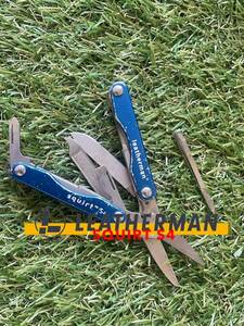 LEATHERMAN #002 SQUIRT S4 Blue レザーマン マルチツール ツールナイフ　ハサミ