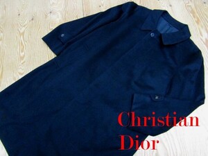 ★クリスチャンディオール Dior★メンズ ウールステンカラーコート カシミヤ100％★R61215011B