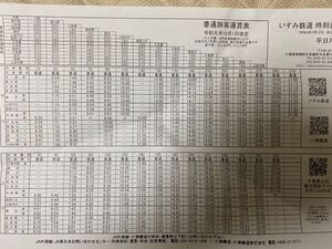 千葉　いすみ鉄道　時刻表