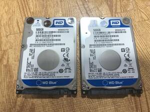 WD Blue WD5000LPCX 500GB × ２台