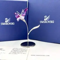 【美品】スワロフスキー SWAROVSKI オブジェ クリスタル バタフライ　蝶