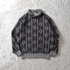 "80s DinoBaldini" alpaca knit pullover L