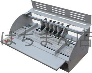 紙折り機 電動マーキングプレス機 インデントマシン 紙折り目機 折れ目 業務用 高精密 A4 文書、招待状などの背を作る 速度調整可能 110V